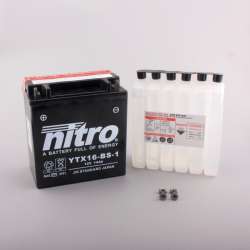 NITRO Batterie YTX16-BS-1 trocken S.Pack