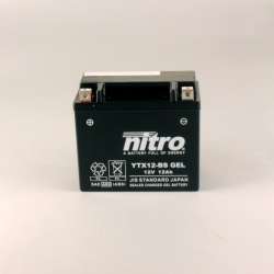 NITRO Batterie YTX12-BS Gel
