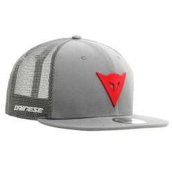 Casquette DAINESE 9FIFTY TRUCKER SNAPBACK gris-rouge N