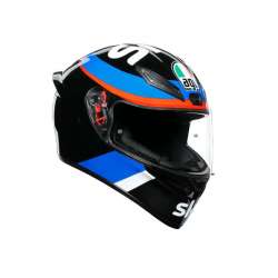 Integralhelm K-1 VR46 SYK Racing Team Replica -schwarz-blau-weiss