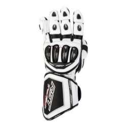 RST TracTech Evo 4 Leder Handschuhe - Weiß/Schwarz